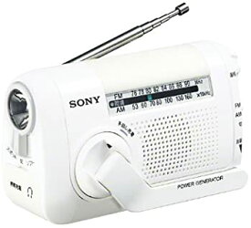 【中古】SONY FM/AMポータブルラジオ ホワイト ICF-B08/W