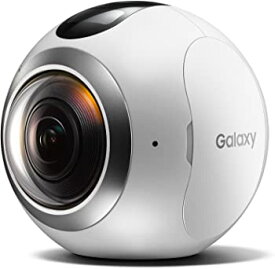 【中古】Galaxy 全天球カメラ Gear 360 Galaxy S7 edge / S6 / S6 edge対応 ホワイト SM-C200NZWAXJP
