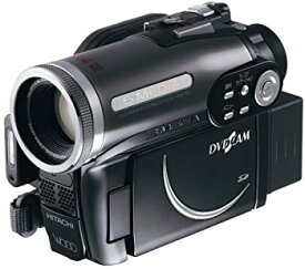 【中古】HITACHI DVDビデオカメラ DVDカム Wooo クリスタルブラック DZ-GX3300-B