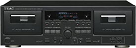 【中古】（非常に良い）TEAC カセットデッキ ダブルオートリバース ブラック W-890R-B