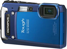 【中古】OLYMPUS デジタルカメラ TG-820 ブルー 10m防水 2m耐落下衝撃 -10℃耐低温 耐荷重100kg 1200万画素 裏面照射型CMOS 光学5倍ズーム DUAL IS ハイ