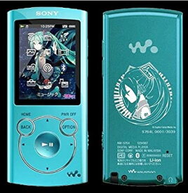 【中古】SONY ウォークマンSシリーズ　初音ミク生誕5周年記念モデル NW-S764 ブルー