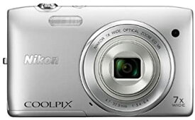 【中古】Nikon デジタルカメラ COOLPIX S3500 光学7倍ズーム 有効画素数 2005万画素 クリスタルシルバー S3500SL