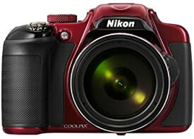 【中古】Nikon デジタルカメラ P600 光学60倍 1600万画素 レッド P600RD