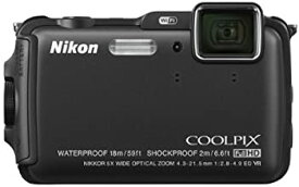 【中古】Nikon デジタルカメラ AW120 防水 1600万画素 クールブラック AW120BK