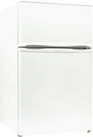 【中古】エスキュービズム 2ドア冷蔵庫 WR-2090WH ホワイト 90L WR-2090WH