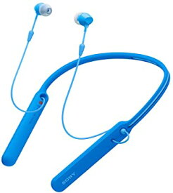 【中古】（非常に良い）ソニー ワイヤレスイヤホン WI-C400 : Bluetooth対応 最大20時間連続再生 カナル型 マイク付き 2017年モデル ブルー WI-C400 L