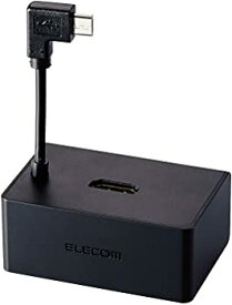 【中古】エレコム スタンド型アダプター Fire TV Stick専用 LANポート付 DH-FTHDL01BK