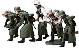 【中古】(未使用品)タミヤ 1/35 ミリタリーミニチュアシリーズ No.256 ドイツ陸軍 冬季装備歩兵 進撃セット プラモデル 35256