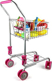【中古】[プレシャストイズ]Precious toys Kids & Toddler Pretend Play Shopping Cart with Groceries 0130 [並行輸入品]