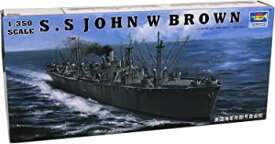 【中古】トランペッター 1/350 アメリカ海軍 リバティシップ SS ジョン W ブラウン 05308 プラモデル