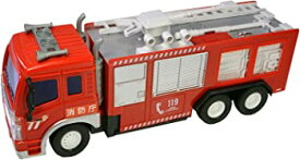 【中古】童友社 はたらく車両 化学消防車 電動ラジオコントロール WT-EF-1-3480 レッド