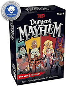 【中古】(ダンジョンズ&ドラゴンズ) Dungeons & Dragons Dungeon Mayhem(ダンジョンメイヘム) カードゲーム 2～4人でプレイ カード120枚 英語版