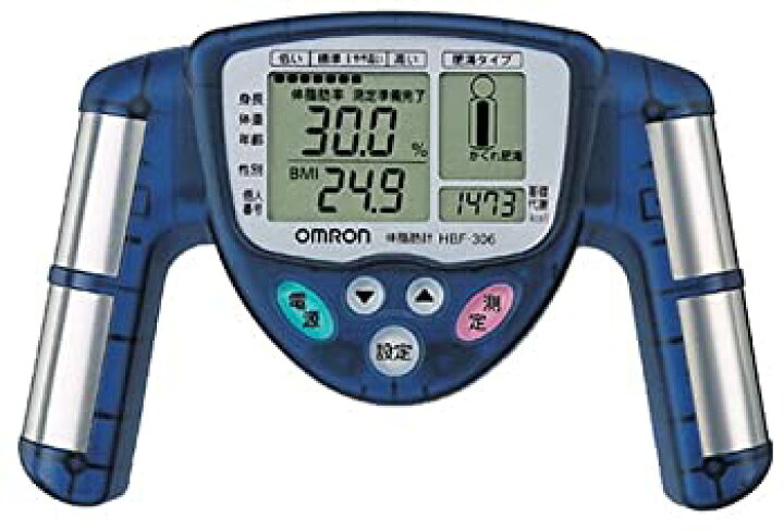 楽天市場】【中古】オムロン 体脂肪計 ブルー HBF-306-A : GoodLifeStore