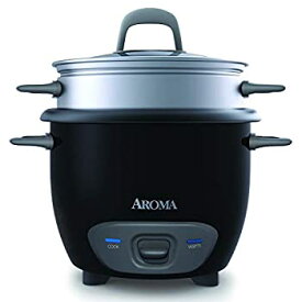 【中古】(未使用品)Aroma Housewares 6-Cup (Cooked) (3-Cup UNCOOKED) Pot Style Rice Cooker and Food Steamer (ARC-743-1NGB) by Aroma Housewares