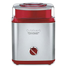 【中古】Cuisinart クイジナートアイスクリームメーカー ICE-30R(Metal Red) [並行輸入品]