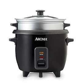 【中古】Aroma Housewares ARC-363-1NGB 3 Cups Uncooked/6 Cups Cooked Rice Cooker Steamer Silver by Aroma Housewares