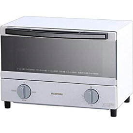 【中古】アイリスオーヤマ スチーム オーブントースター 2枚 焼き 温度調節 トレー タイマー機能付 横型 ホワイト SOT-011-W