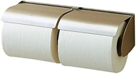 【中古】LIXIL(リクシル) INAX トイレ用 横2連式紙巻器 ステンレス(ヘアライン) CF-12SW
