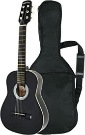 【中古】(未使用品)Sepia Crue セピアクルー ミニアコースティックギター W-50/BK ブラック (ソフトケース付)