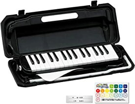 【中古】(未使用品)KC キョーリツ 鍵盤ハーモニカ メロディピアノ 32鍵 ブラック P3001-32K/BK