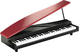 【中古】(未使用品)KORG MICROPIANO マイクロピアノ ミニ鍵盤61鍵 レッド 61曲のデモソング内蔵 自動演奏可能