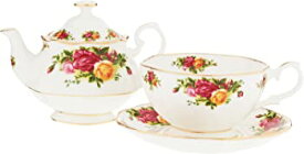 【中古】Royal Albert Old Country Roses for One Tea Pot, 16.5 oz, Multicolor by Royal Albert