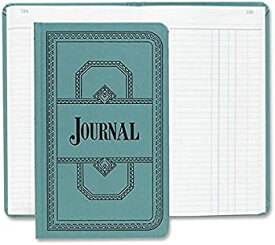 【中古】Record/Account Book, Journal Rule, Blue, 500 Pages, 12 1/8 x 7 5/8 (並行輸入品)