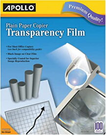 【中古】(未使用品)Laser Copier Transparency Film, Letter, Clear, 100/Box (並行輸入品)