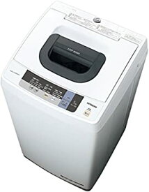 【中古】日立 全自動洗濯機 5kg ピュアホワイト NW-5WR W