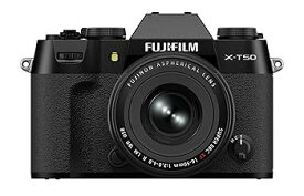 【中古】(非常に良い)Fujifilm X-T50ミラーレスデジタルカメラXF16-50mmF2.8-4.8 R LM WRレンズキット - ブラック