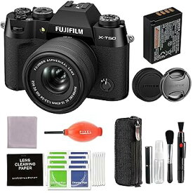 【中古】Fujifilm X-T50 ミラーレスデジタルカメラXC15-45mmF3.5-5.6 OIS PZ レンズキット - ブラックバンドルと追加アクセサリー