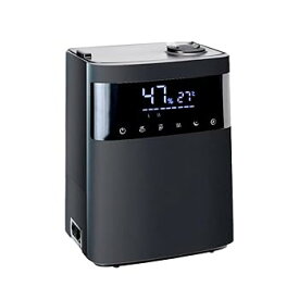 【中古】(非常に良い)MAXZEN 加湿器 ハイブリッド加湿器 上から給水 大容量 6畳 14畳 おしゃれ 卓上 アロマ 5.5L オフィス ハイブリッド式 上部給水 静音 省エネ 節電