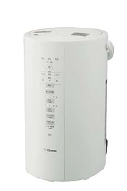 【中古】(非常に良い)象印マホービン 加湿器 4.0L 長時間加湿タイプ スチーム式 蒸気式 フィルター不要 お手入れ簡単 ホワイト EE-DD50-WA