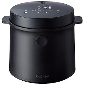 【中古】(非常に良い)LOCABO（ロカボ） 糖質カット炊飯器 LOCABO (ブラック)