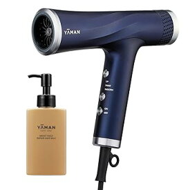 【中古】(非常に良い)ヤーマン ドライヤー リフトドライヤーS Lite 大風量 速乾 モイストホールド リペアヘアミルク付 YJHC1L2AM2 ネイビー ステッカー付