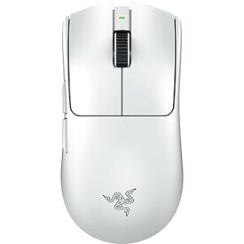 【中古】(非常に良い)8000Hzドングル・超軽量55gRazer Viper V3 Pro White Edition ゲーミングマウス ワイヤレス 無線 Focus Pro 35Kセンサー 35000DPI 高速応答 オプ