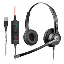 楽天市場】有線 ヘッドセット ノイズキャンセリング ダブルマイクの通販