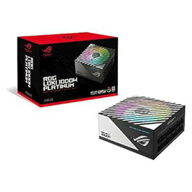 【中古】(非常に良い)ASUS pc電源ユニット 80 PLUS プラチナ 1000W SFX ROG-LOKI-1000P-SFX-L-GAMING PCIe Gen 5.0 Aura Sync