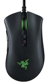 【中古】Razer DeathAdder V2 ゲーミングマウス 右手エルゴノミック形状 Focus+センサー 20000DPI 軽量82g 光学スイッチ 8ボタン 柔らかい布巻ケーブル C