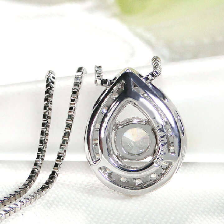 楽天市場】Pt900【0.5ct】ドロップ型ダイヤモンド ペンダントプラチナ 