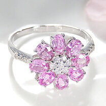 楽天市場】ピンクサファイア リング（カラット数1.0 ～ 1.99ct 