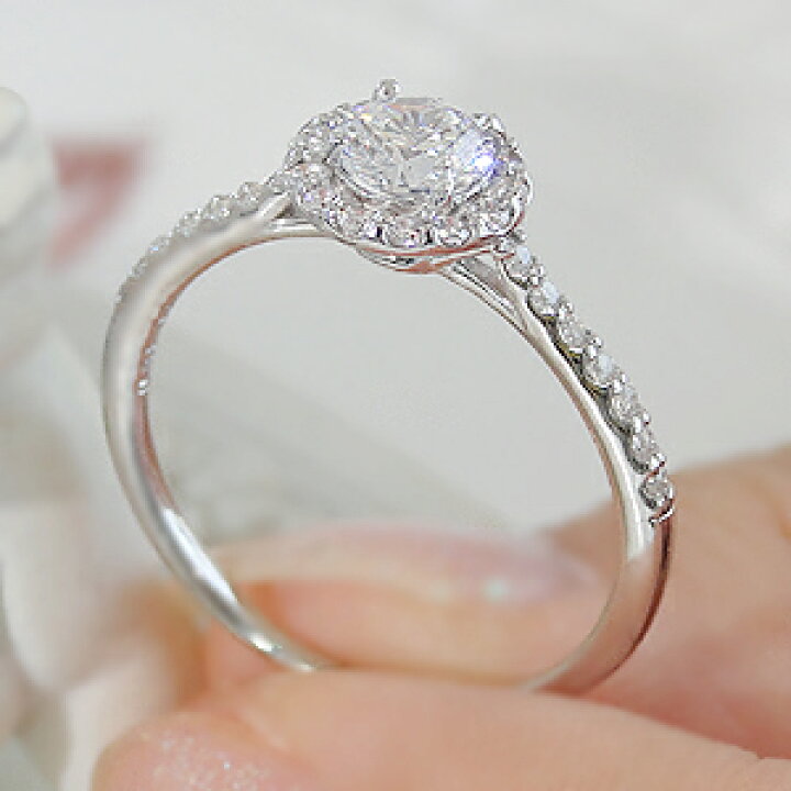 楽天市場】pt900【0.6ct】豪華 ダイヤモンド リング指輪 リング 