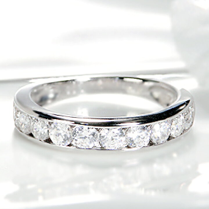 楽天市場】pt900【1.0ct】テンダイヤモンド エタニティ リング【送料 