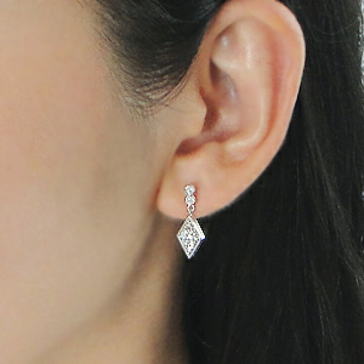 楽天市場】pt900【0.50ct】ダイヤモンド ピアスダイヤピアス プラチナ 