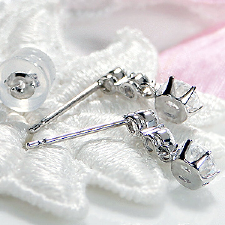楽天市場】Pt900【0.8ct】ダイヤモンド ピアスダイヤピアス プラチナ 