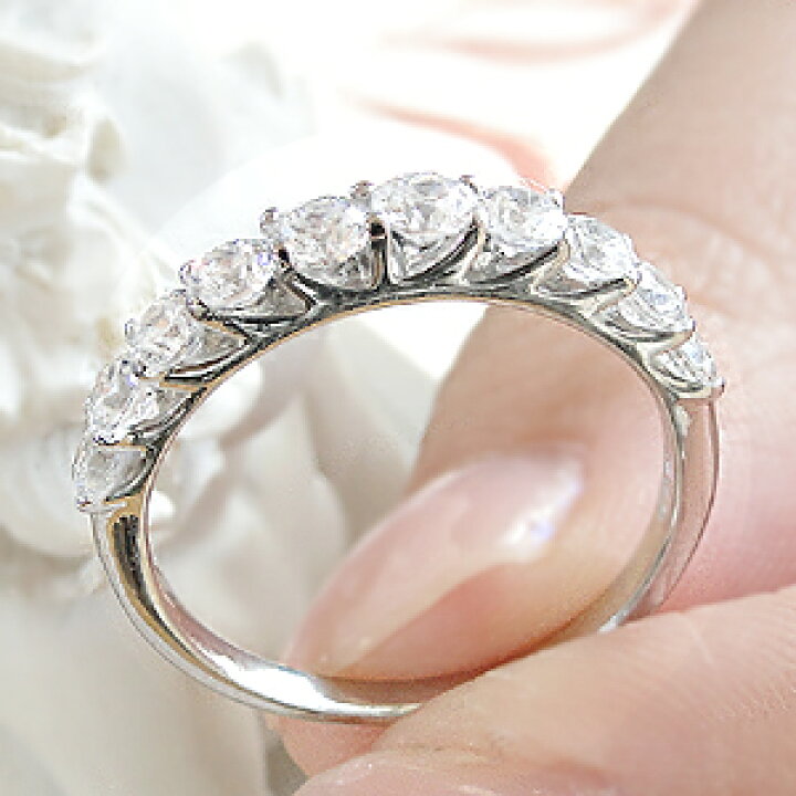 楽天市場】pt900【1.00ct】ハート＆キューピッド テンダイヤモンド 