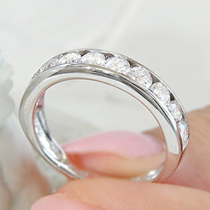 楽天市場】pt900【1.0ct】ハート＆キューピッド テンダイヤモンド 