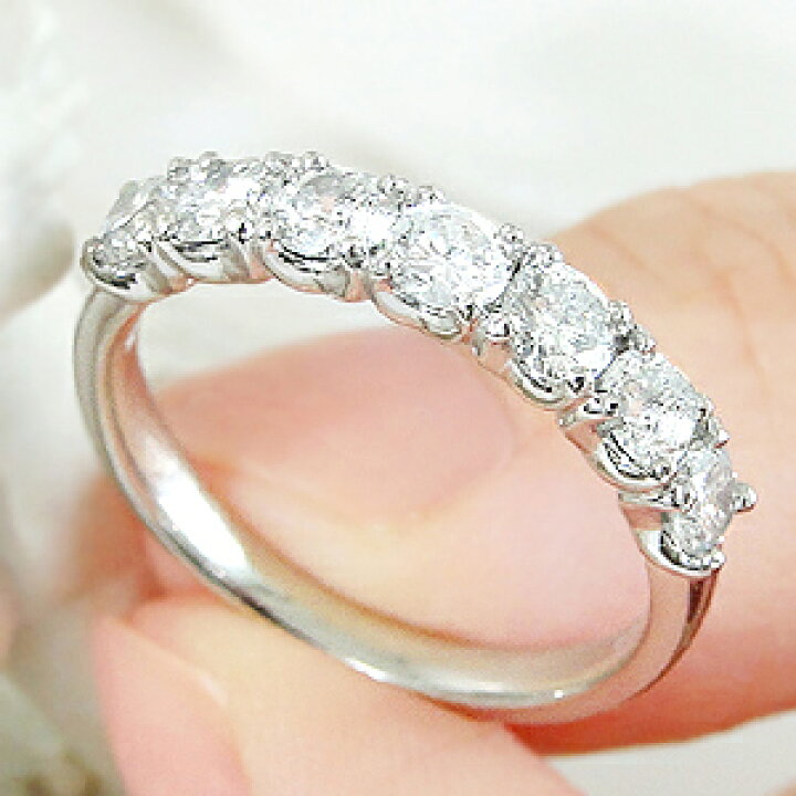 楽天市場】pt900【1.00ct】ダイヤモンド エタニティリング【送料無料 