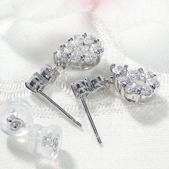楽天市場】pt900【1.0ct】ダイヤモンド ピアスつゆ 雫 ペアシェイプ 